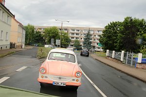 Oldtimer-Ausfahrt zum Sondersh&auml;user Stadtgeburtstag